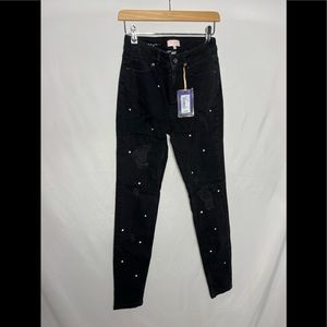 Ted Baker Bretie diamanté skinny jeans. size 26.